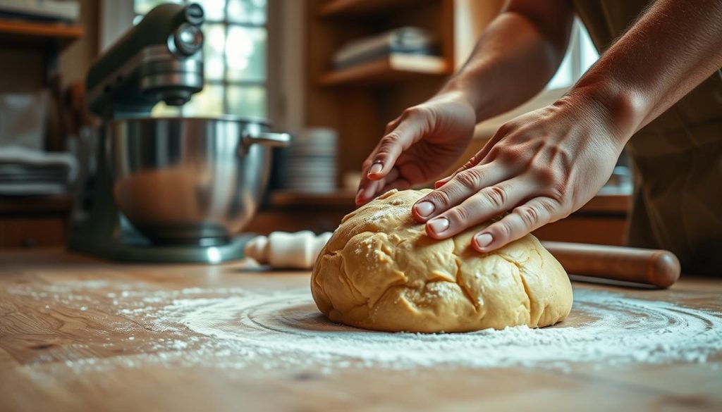 Préparation de la pâte à bretzel
