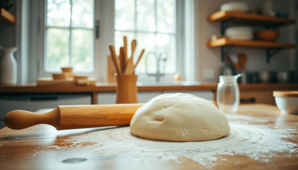 Préparation de pâte sablée