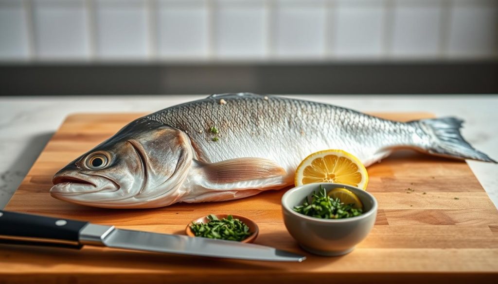 Préparation de poisson pour papillotes