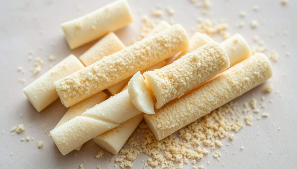 Préparation des bâtonnets de mozzarella panés