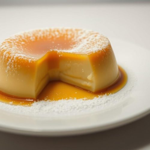 Préparation du flan pâtissier sans pâte