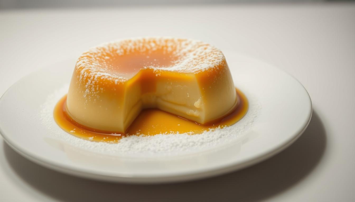 Préparation du flan pâtissier sans pâte