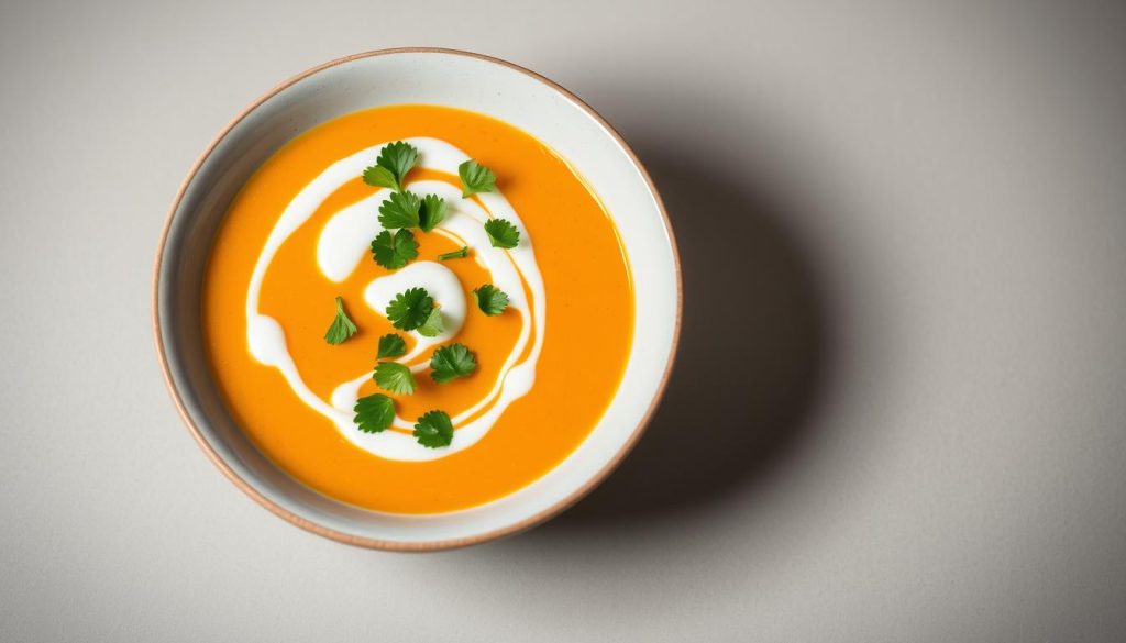 Présentation soupe detox carotte-gingembre