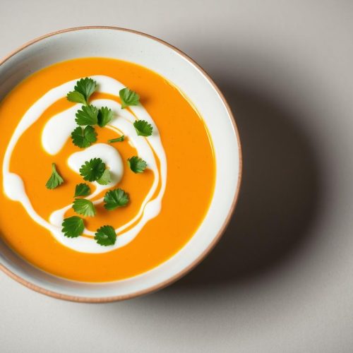 Présentation soupe detox carotte-gingembre
