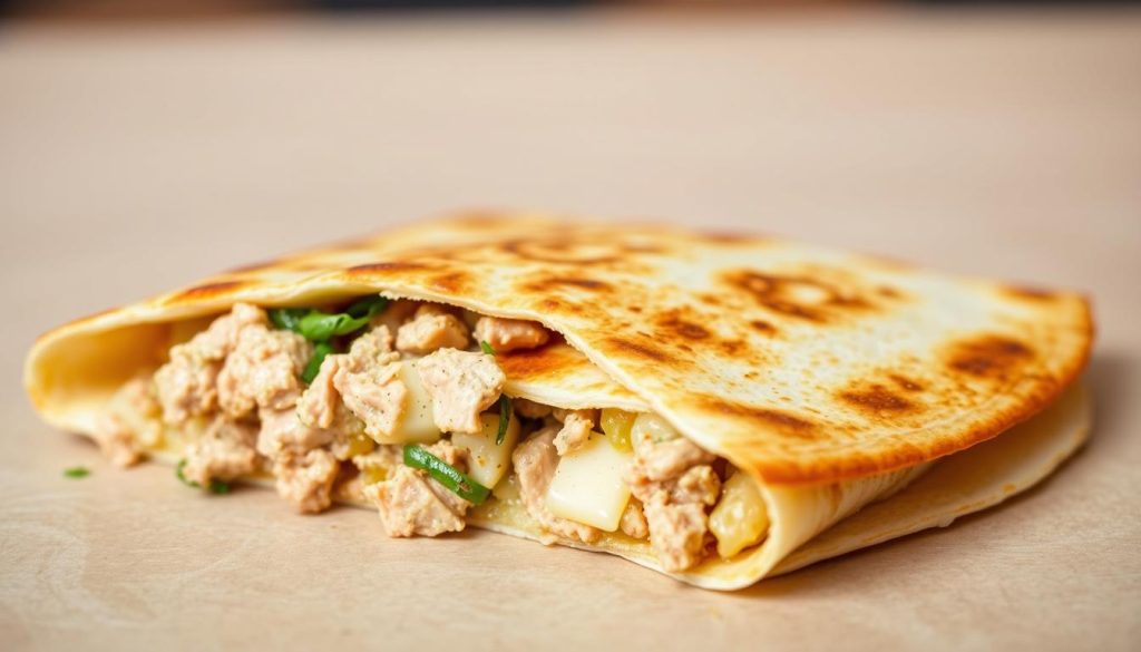Quesadillas au thon croustillantes