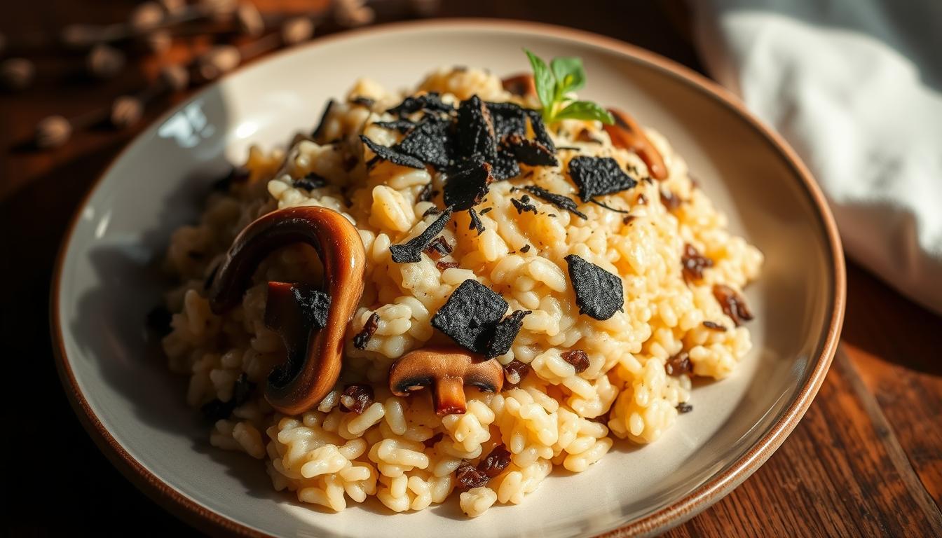 Risotto aux champignons et truffe