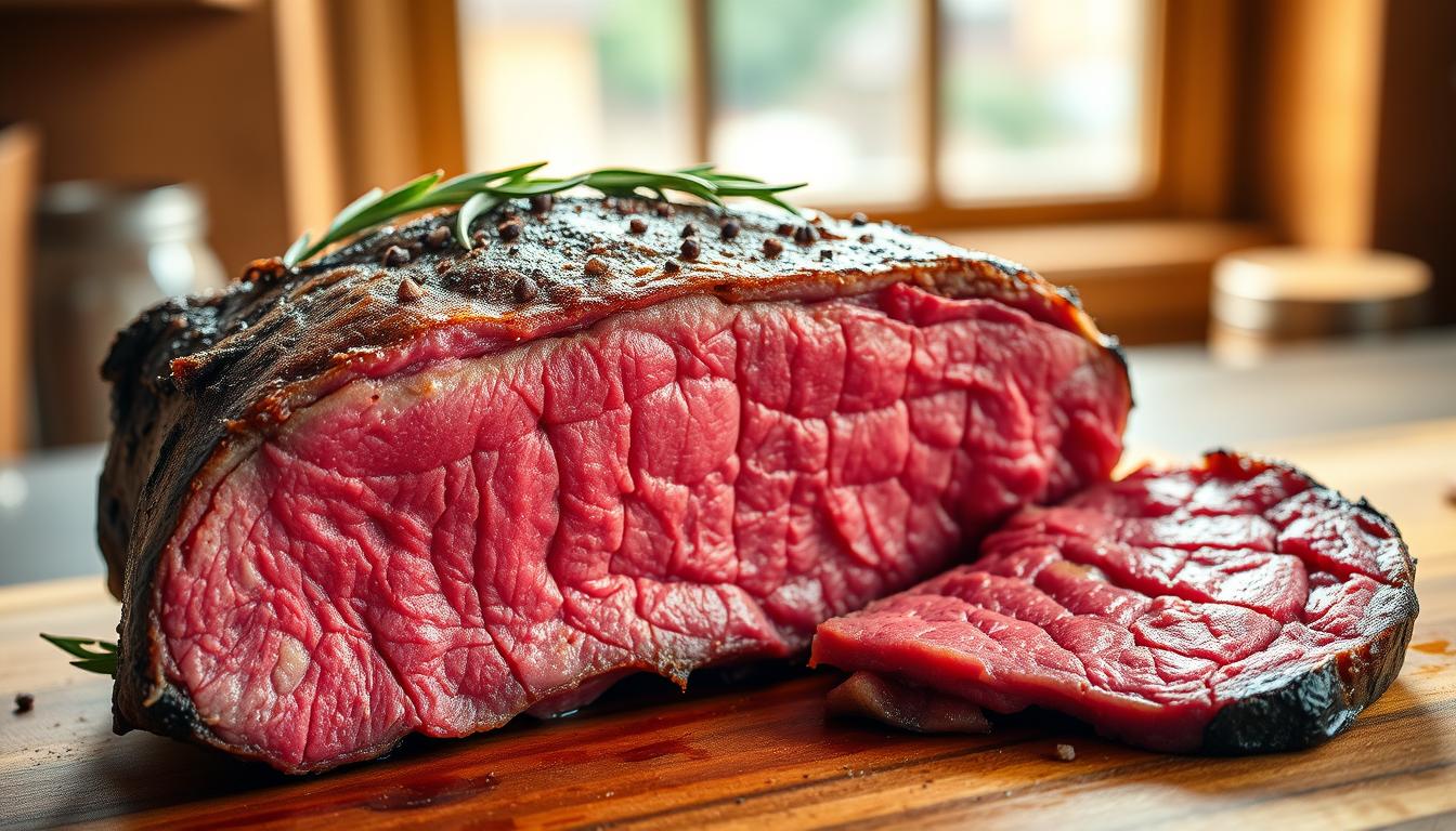 Rôti de bœuf cuisson parfaite