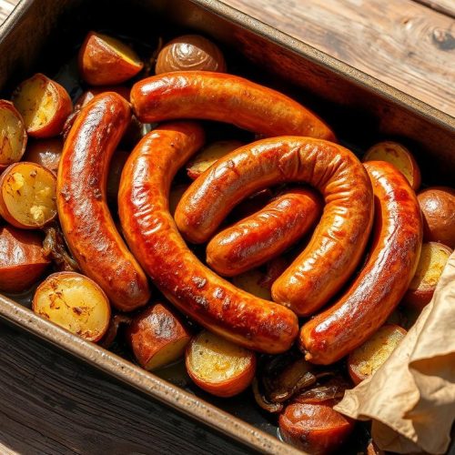 Saucisses au four traditionnelles