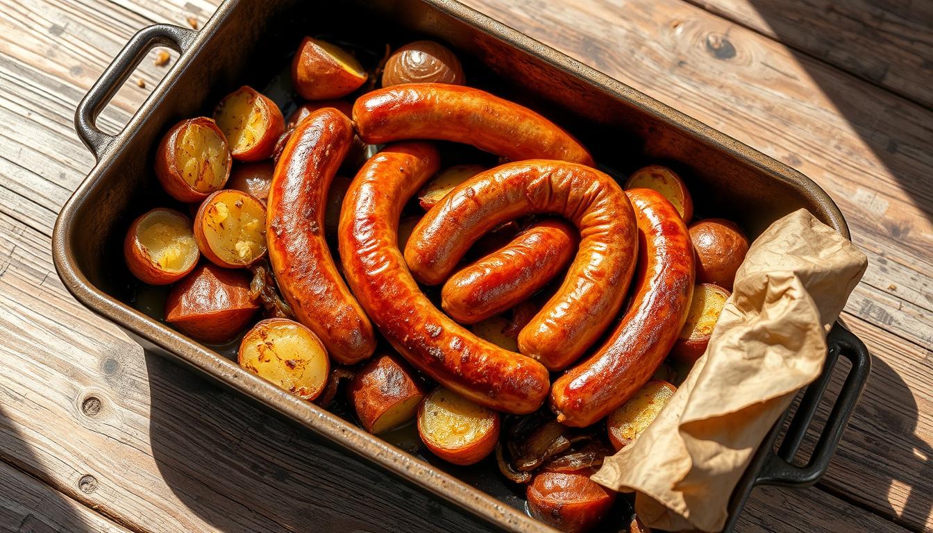 Saucisses au four traditionnelles