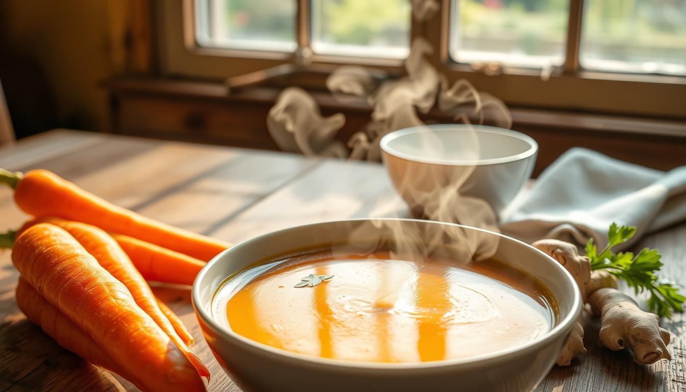Soupe detox carotte-gingembre