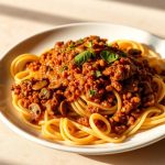 Spaghettis à la sauce bolognaise végane recette végétalienne
