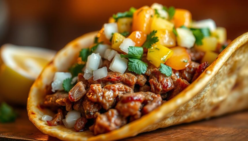 Tacos mexicains al pastor