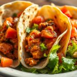 Tacos végétariens à la patate douce