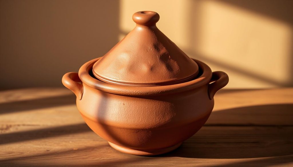 Tajine en terre cuite traditionnel