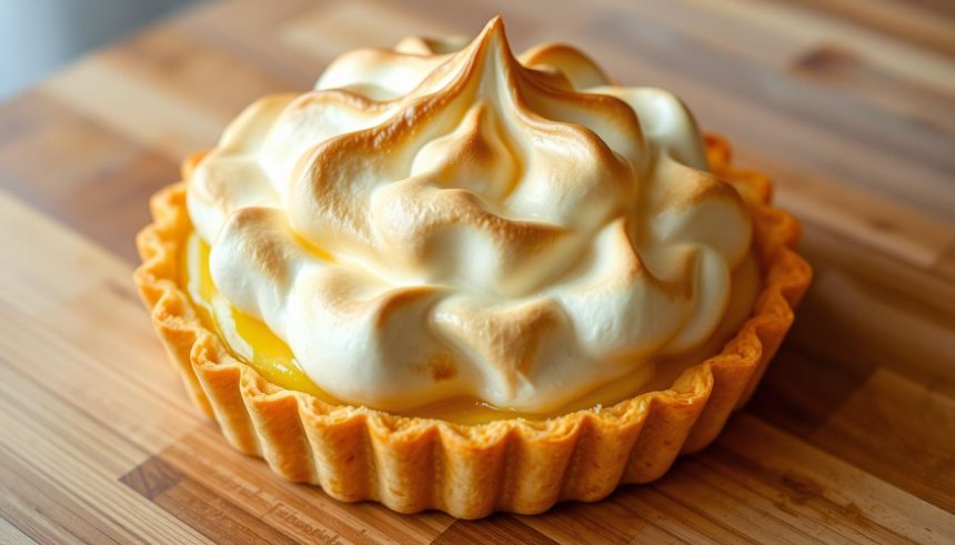 Tarte au citron meringuée traditionnelle
