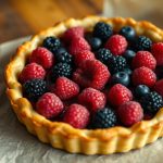 Tarte rustique aux fruits rouges
