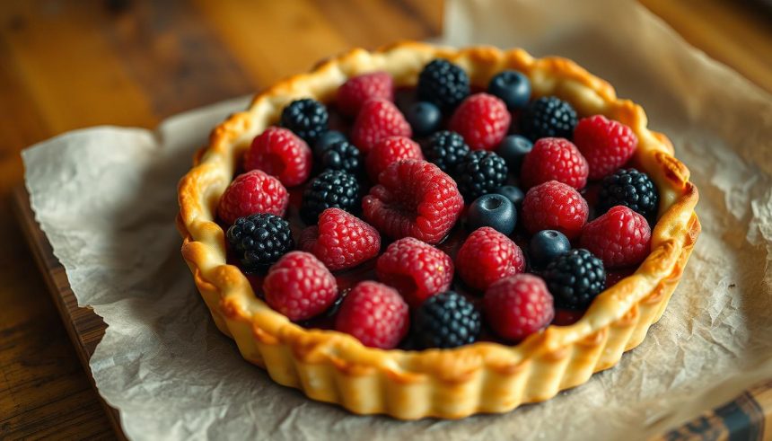 Tarte rustique aux fruits rouges