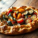 Tarte rustique aux légumes grillés