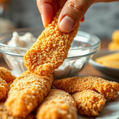 Techniques de panure pour poulet pané
