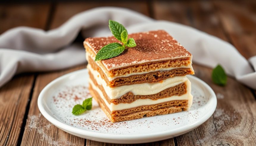 Tiramisu au spéculoos sans œufs