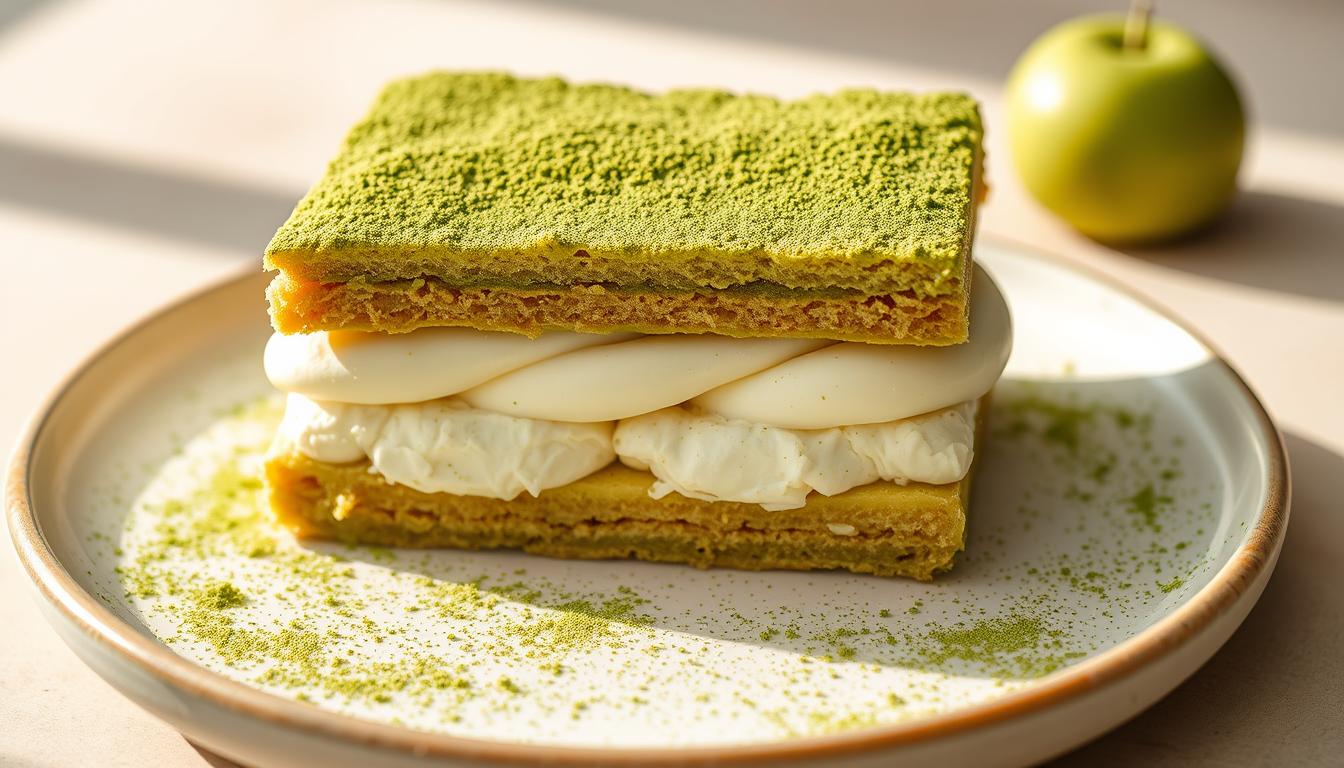 Tiramisu revisité au matcha