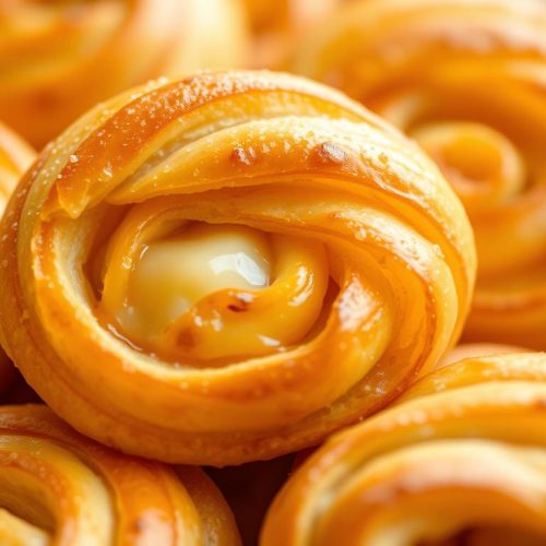 Torsades feuilletées au fromage