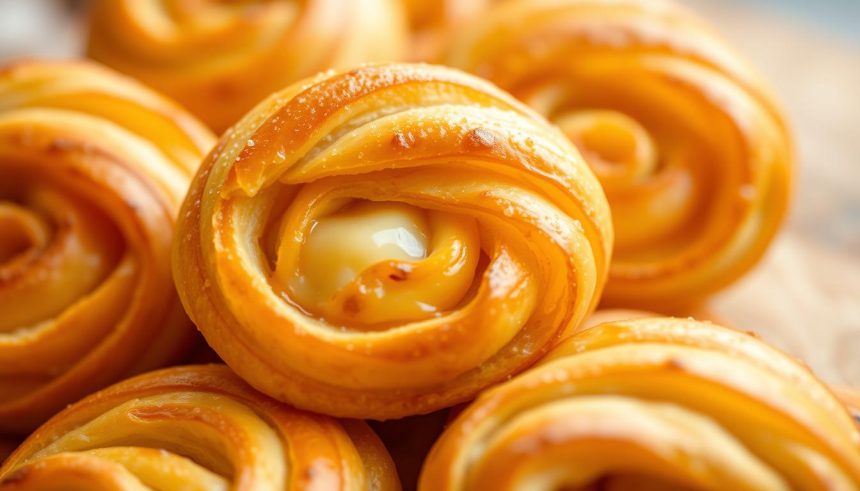 Torsades feuilletées au fromage
