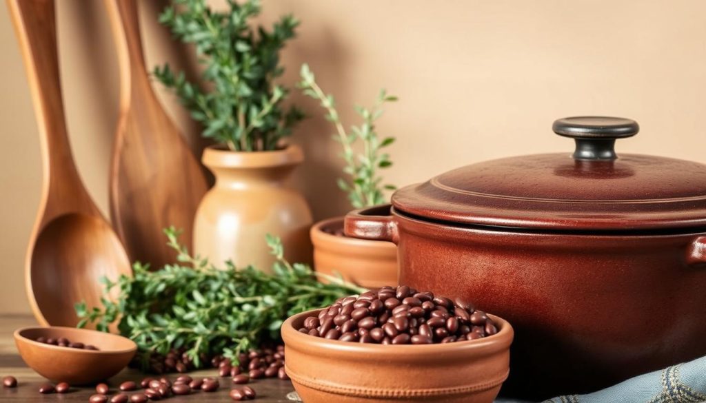 Ustensiles de cuisine pour ragoût de lentilles Ustensiles de cuisine pour ragoût de lentilles
