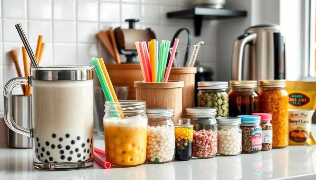 Ustensiles pour bubble tea