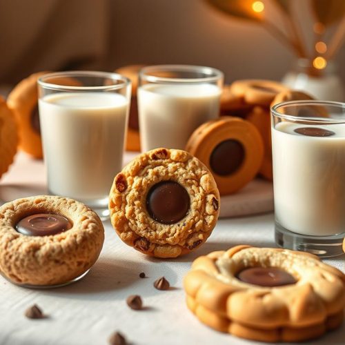 Variantes créatives de cookie shots au lait