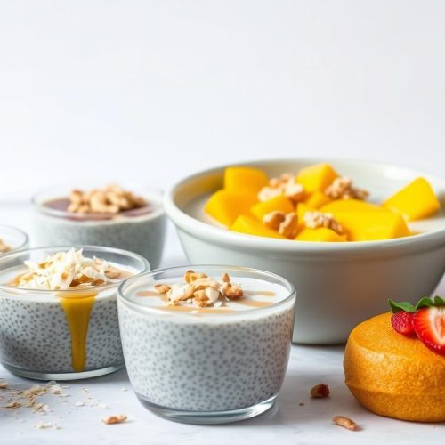 Variantes de chia pudding
