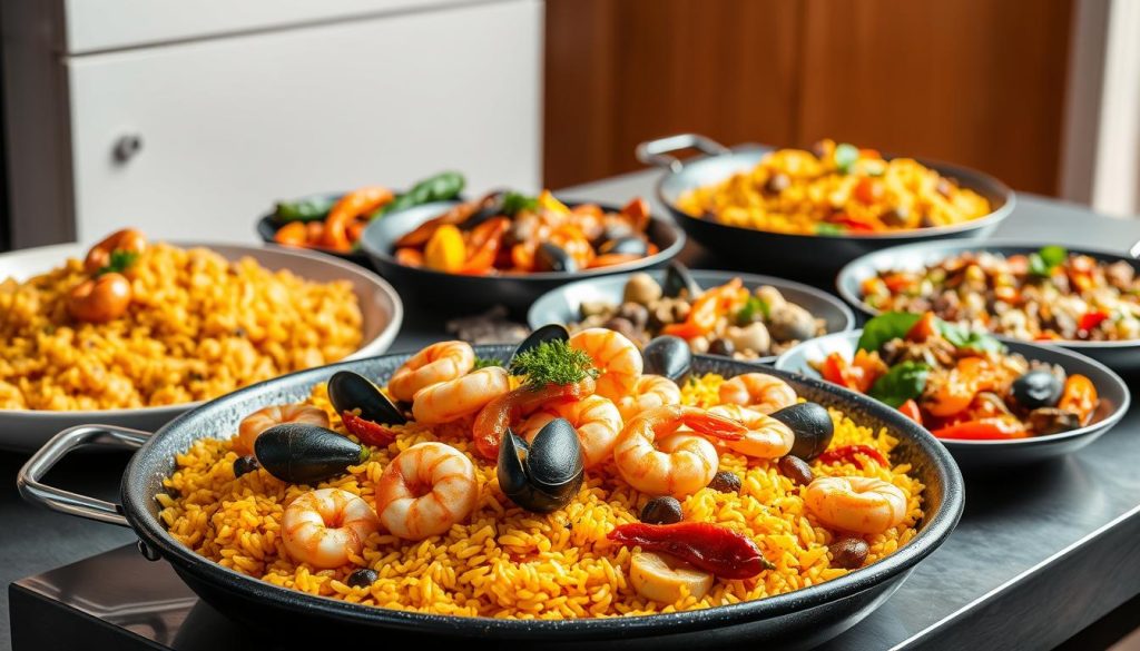 Variantes de paella express