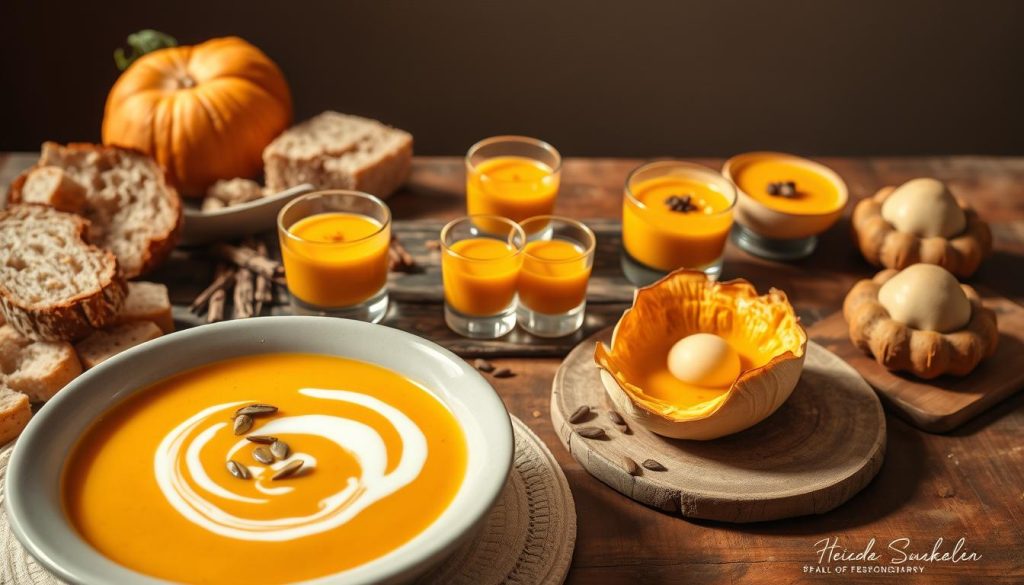 Variantes de velouté de potimarron Variantes de velouté de potimarron