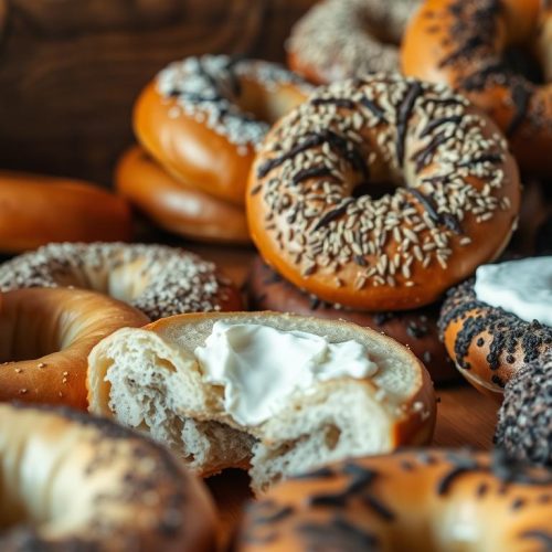 Variétés de bagels new-yorkais