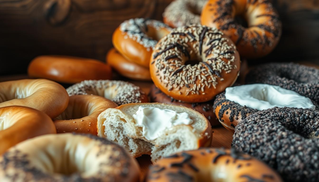 Variétés de bagels new-yorkais