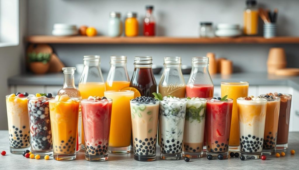 Variétés de bubble tea fait maison