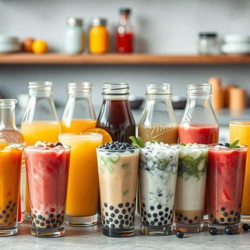 Variétés de bubble tea fait maison
