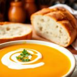 Velouté de potimarron à la crème