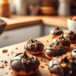 Bouchées spéculoos-chocolat – faciles et rapides.