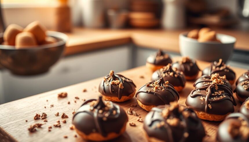 Bouchées spéculoos-chocolat – faciles et rapides.
