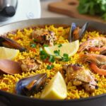Paella Facile au Thermomix (Poulet & Fruits de Mer)