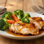 Poulet miel express pour dîner rapide