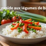 Riz rapide aux légumes de base