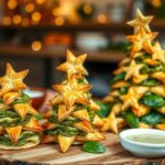 Sapin feuilleté au pesto ou fromage