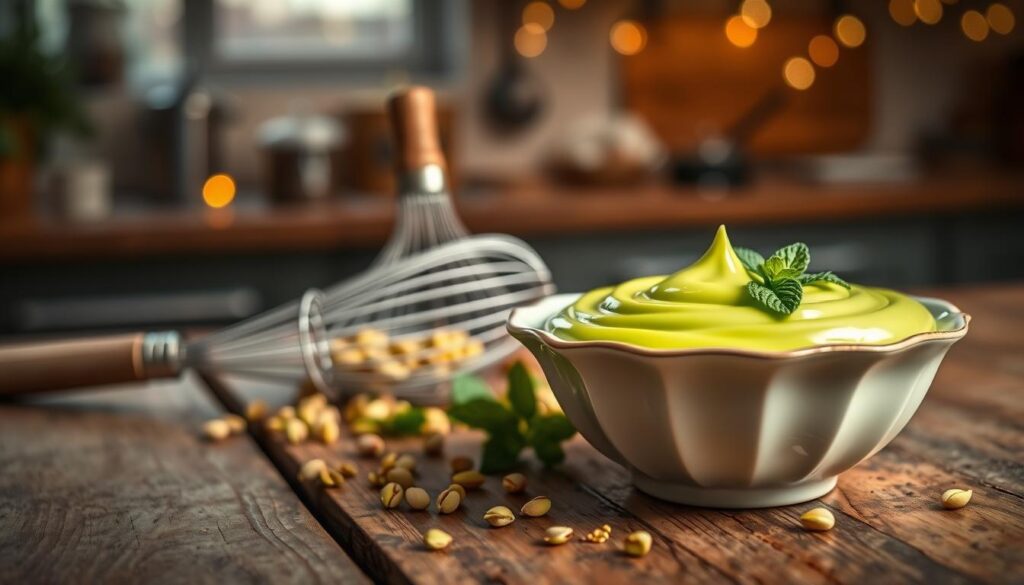 crème pâtissière pistache