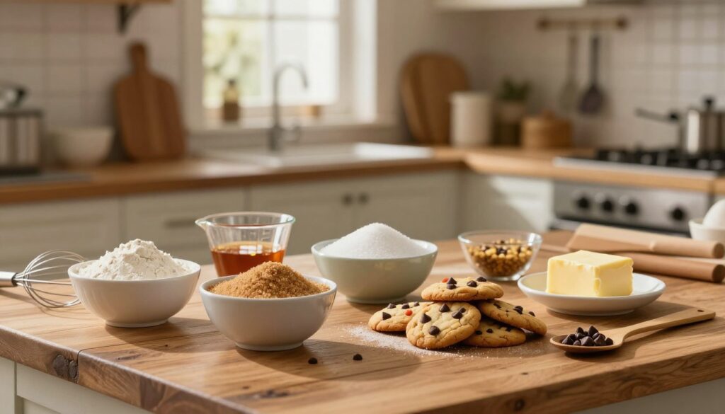 ingrédients pour cookies