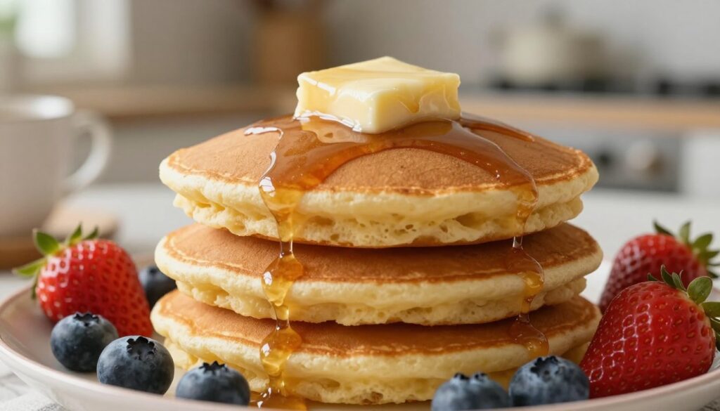 pâte à pancakes aérienne