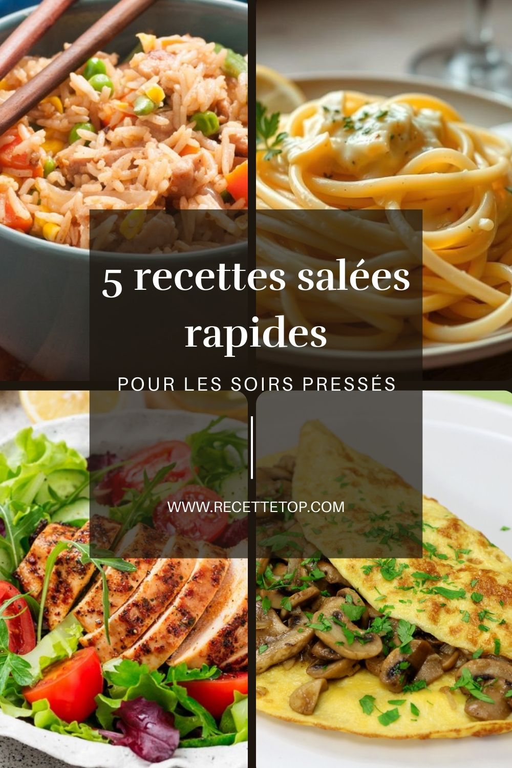 5 recettes salées rapides