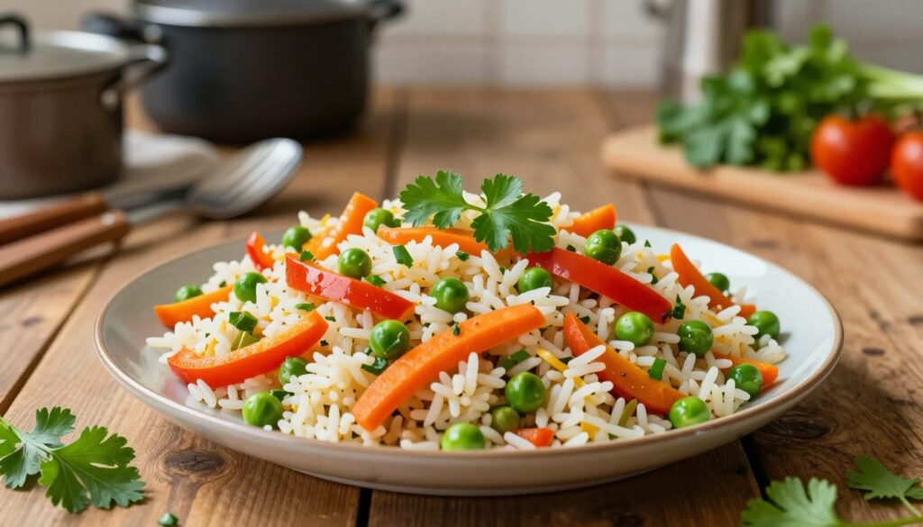 variantes de riz aux légumes
